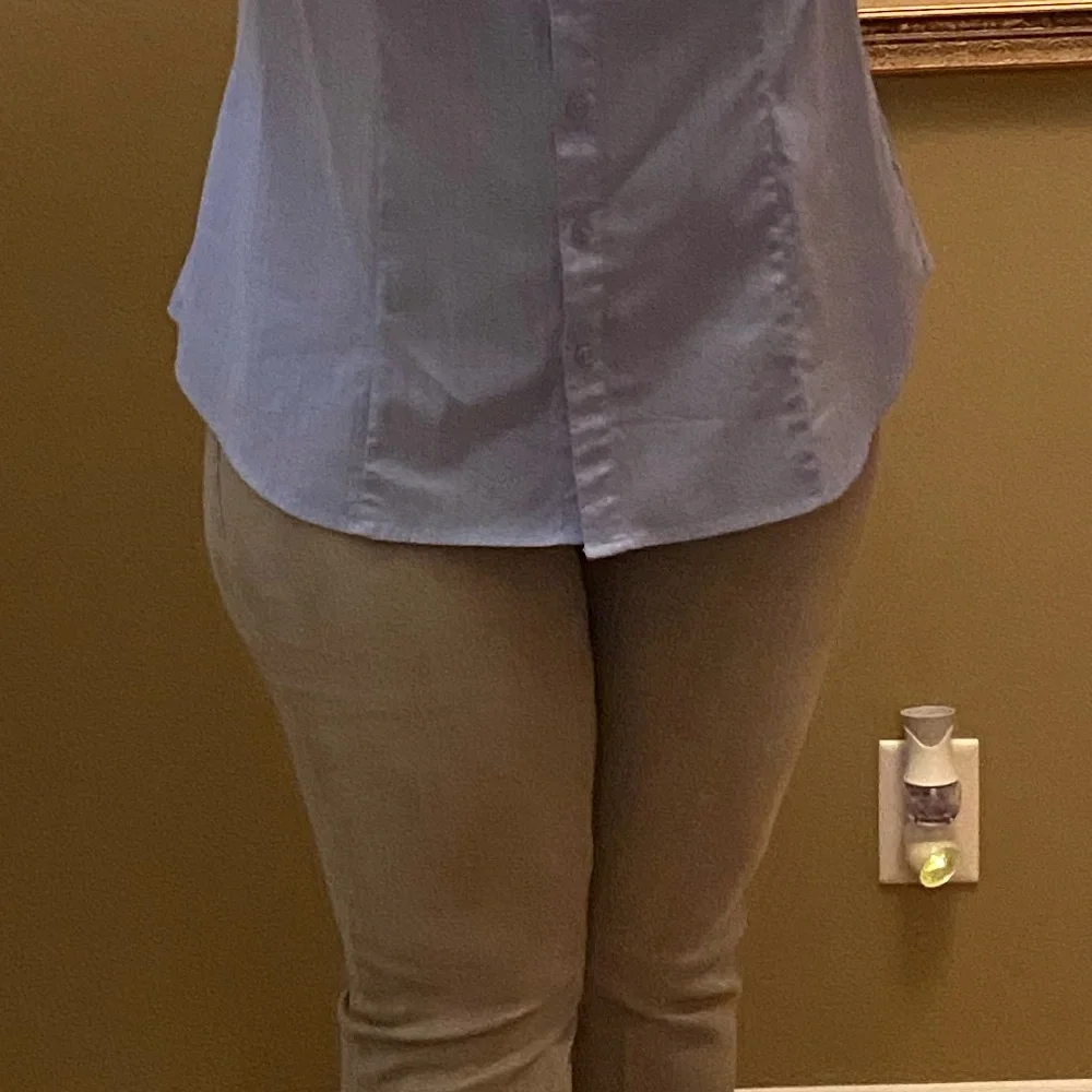 Lane Bryant Light Blue Button Down Top Size 18/20 - Picture 2 of 5